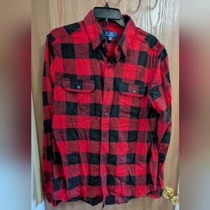 George Red and Black Checkered Shirt
